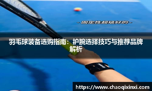 羽毛球装备选购指南：护腕选择技巧与推荐品牌解析